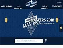 Tablet Screenshot of mariebrizard.com